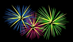 Fireworks for Halloween